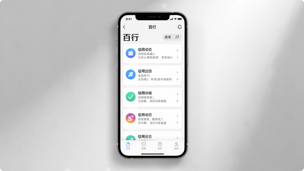 一张AI生成的手机应用界面图,画面展示