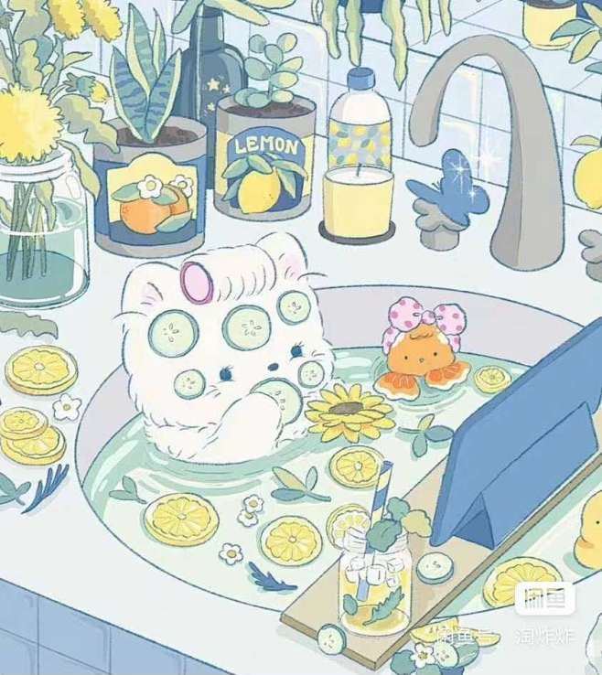 yuki的生活(Yukis life) 治愈系日常美好瞬间合集 早餐阳光猫咪手账