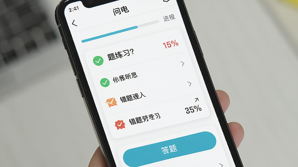手机屏幕中展示