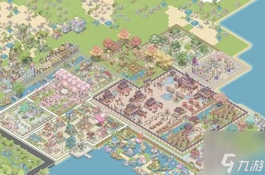 梦幻的城-治愈唯美模拟经营 安卓版 布局界面