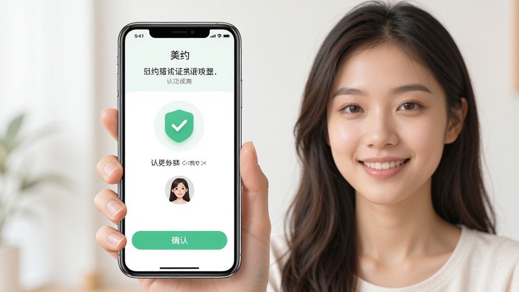 一位年轻女性使用