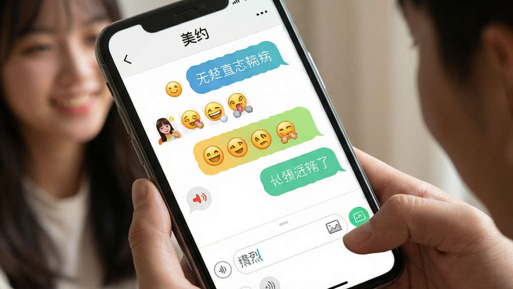 两个年轻人通过