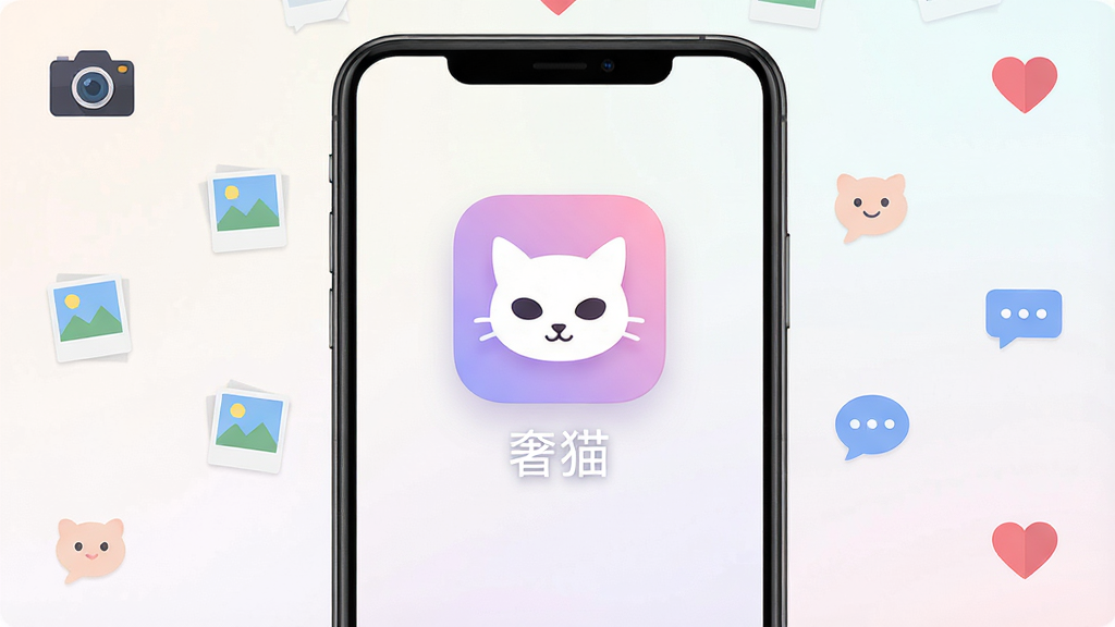 一张手机屏幕界面展示,中央是名为