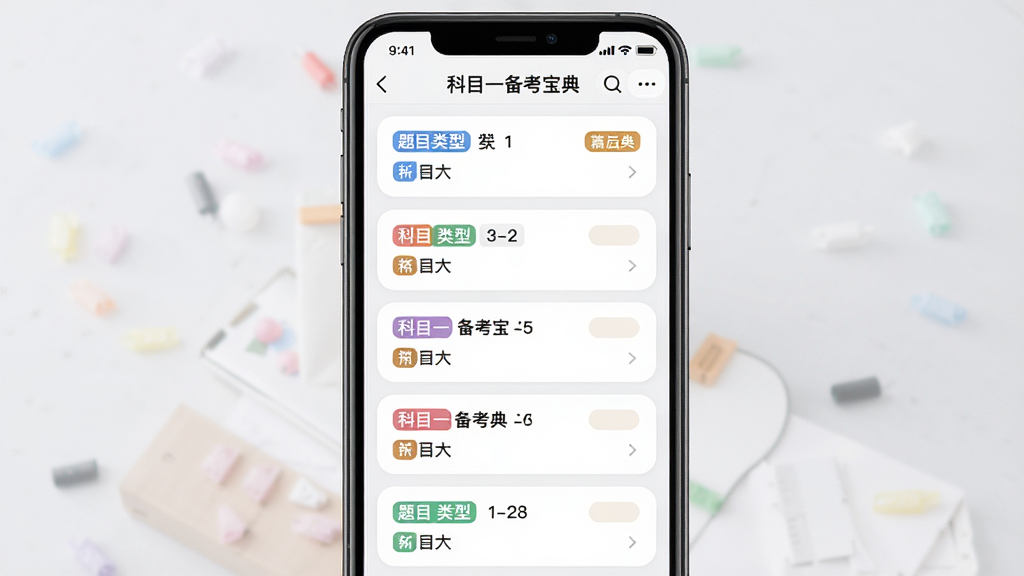 手机屏幕中展示