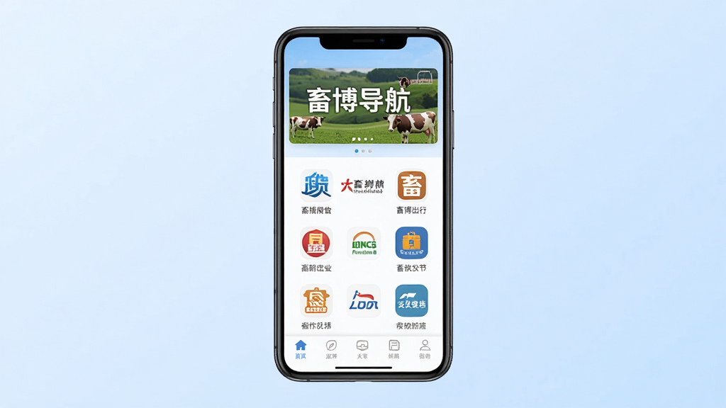 手机屏幕中央展示