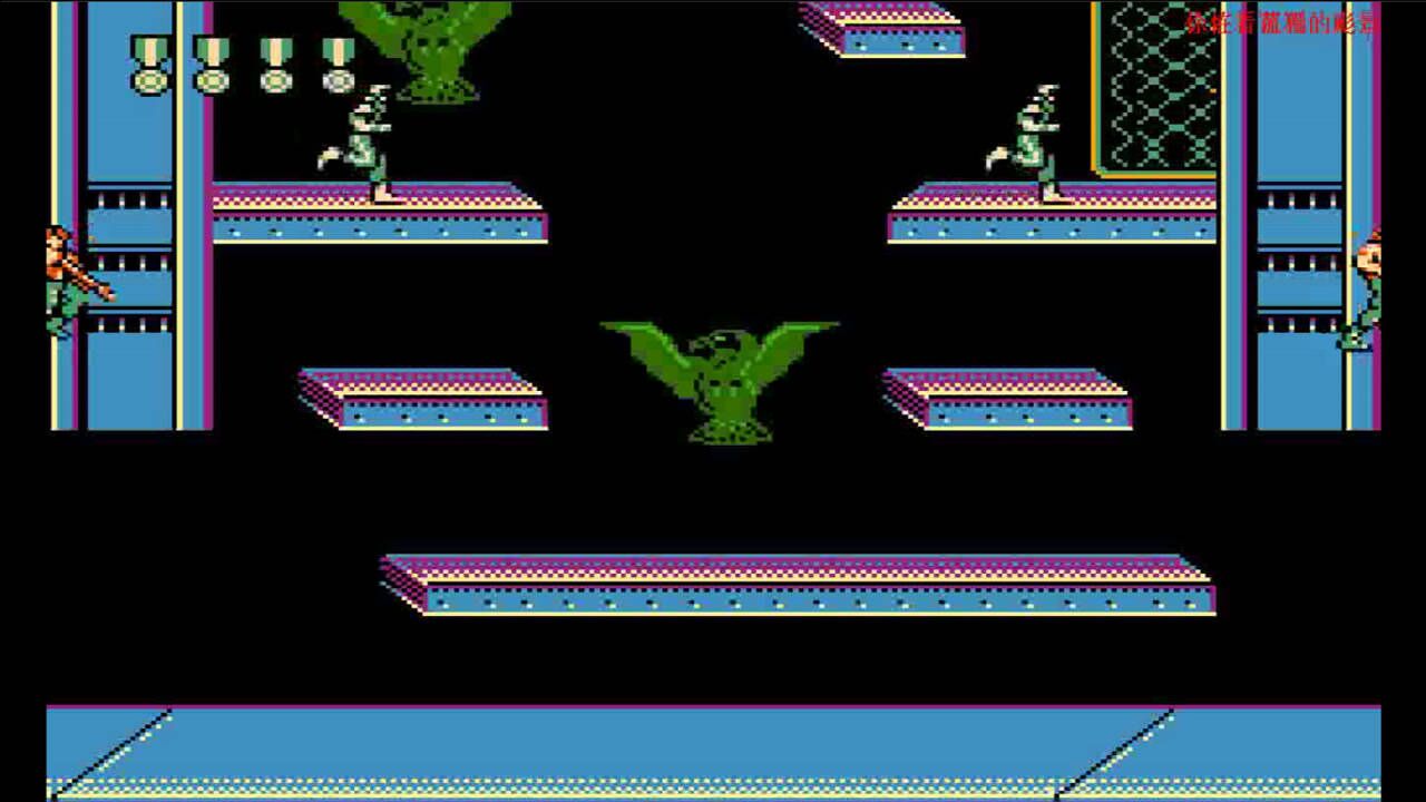 超级魂斗罗无敌版nes 最终BOSS战 通关截图