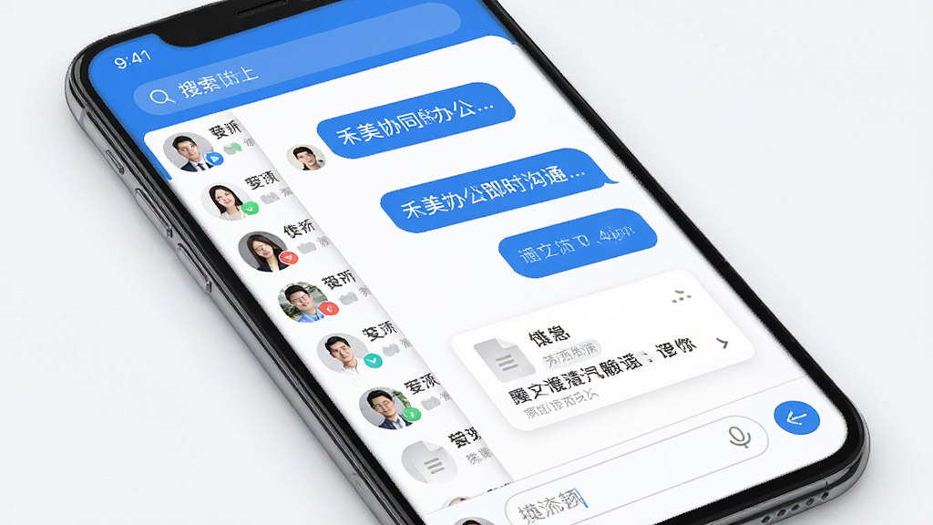 ����Эͬ�칫��ʱ��ͨ���棬����չʾ�ֻ���Ļ�ڶ�㼶��Ϣ�б������Ϊ��ϵ��ͷ�����У��Ҳ�Ϊ�Ի��������ļ���Ƭ�����������������ײ���������������������ɫ������ɾ����࣬����ִ����񣬻��ʸ��壬�޶���װ��Ԫ��