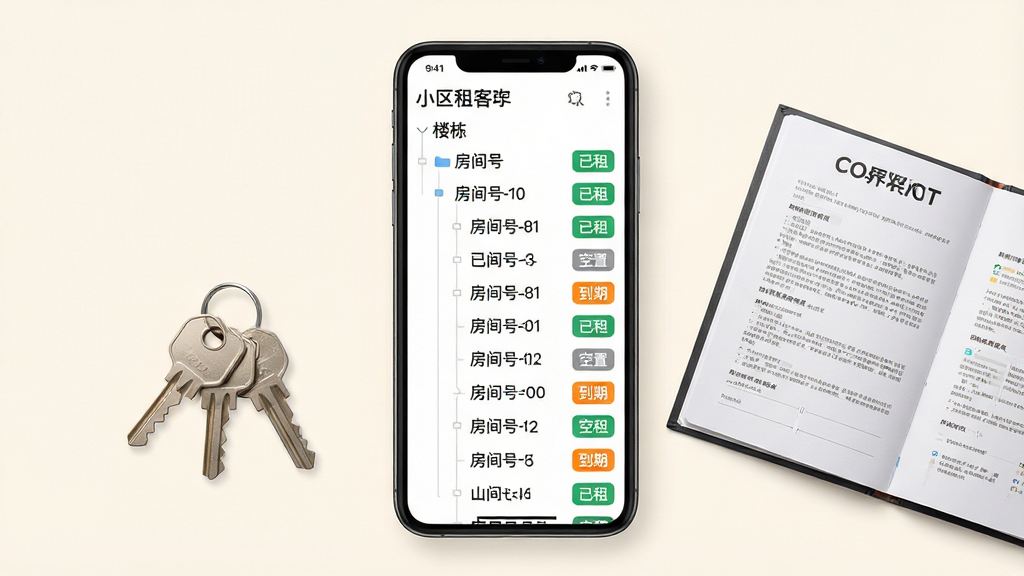 ������ͷ�Դ�������ܽ��棬��������Ϊһ���ֻ���Ļ����Ļ����ʾ��㼶�ķ�Դ��״�б���������С�����ƣ�չ������¥���ͷ���ţ�ÿ�������Ҳ������ɫ���⡢��ɫ���á���ɫ���ڵĲ�ɫ��ǩ���ֻ��Ա߷���һ��Կ�׺�һ�����������޺�ͬ������Ϊ��͵��װ�ɫ����ͼ���У����дʵ���ƽ��ϣ�ϸ�ڷḻ�������������ɾ����޶���Ԫ��