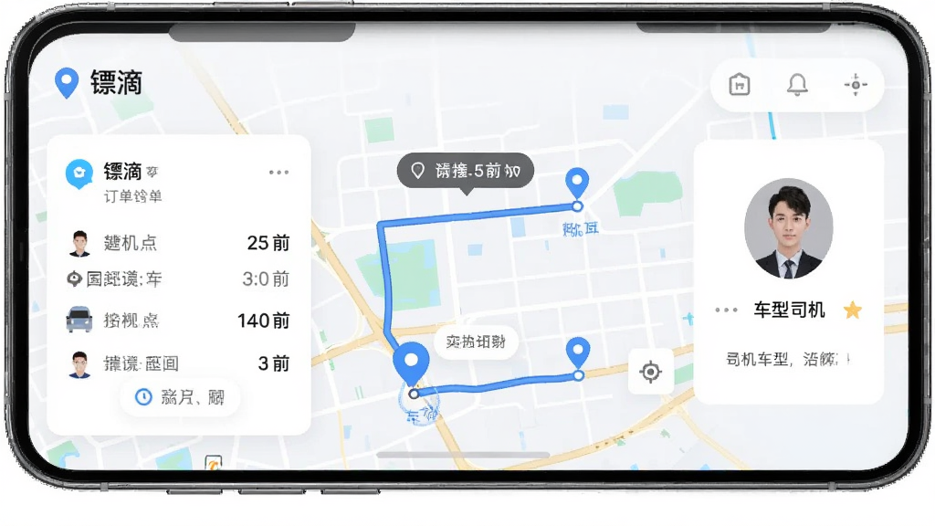 手机应用界面展示