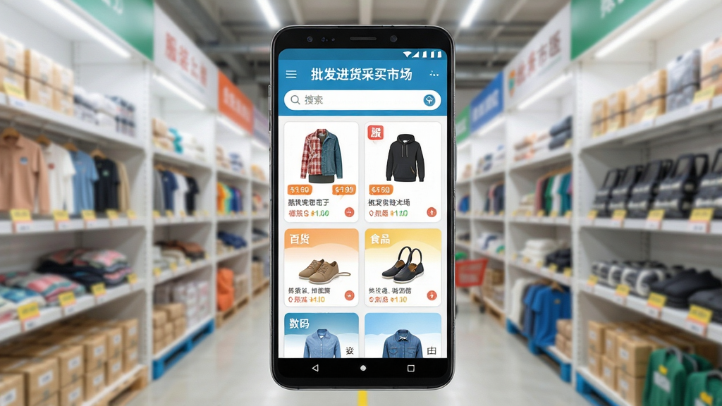 手机屏幕中央展示