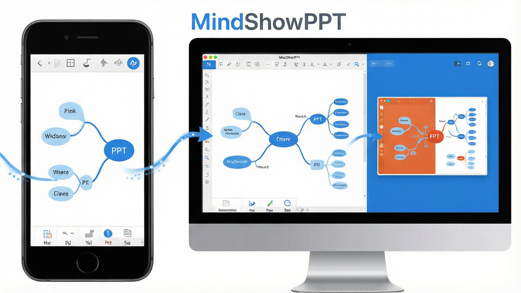 һ��չʾMindShowPPT���������ͼƬ������Ϊ�ֻ��͵�����Ļ������ʾ����Ļ��չʾ��˼ά��ͼ�Զ�ת��ΪPPT�õ�Ƭ�Ĺ��̣�����Ϊ���ҷ�������ǵ�ͼ�Ҳ������ɵĻõ�ƬԤ�����Ű��������������Ϊ�ִ��Ƽ��б�ƽ����ƣ�ϸ�ڰ�����ɫ��ɫ�������ͼ�ꡢ���������߶����У����ʸ���ɾ��޶���Ԫ�أ������д������֡�MindShowPPT��