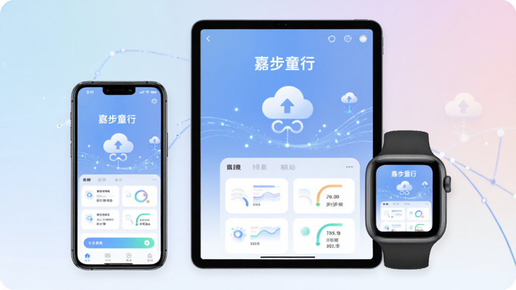画面主体为多台设备同步展示