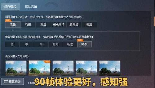 决胜足球华为版游戏设置界面 画质帧率调整选项