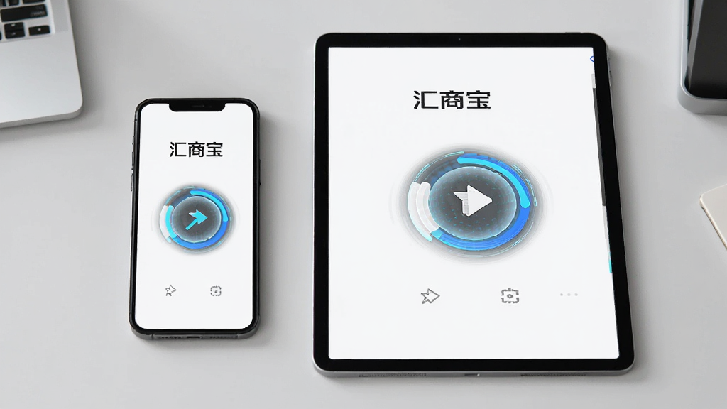 ������һ���ֻ���һ̨ƽ�岢�Űڷţ���Ļ����ʾ�����̱�����ͬ�����Ƚ��棬����Ϊǳ��ɫ�칫��������Ϊ���ҶԳƣ����Ϊ�Ƽ�����磬ϸ�����豸�߿��ࡢͬ��ͼ�궯̬�У����ʸ��壬�ɾ��޶���Ԫ��