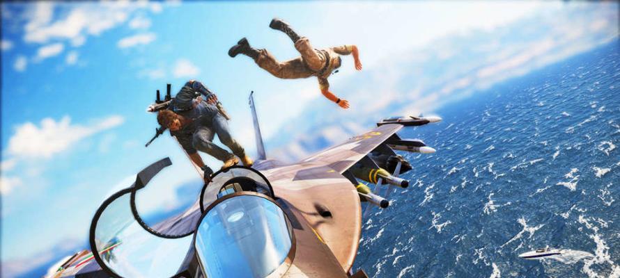 Wingsuit(正当防卫3飞翼体验游戏)空中特技与钩爪配合操作