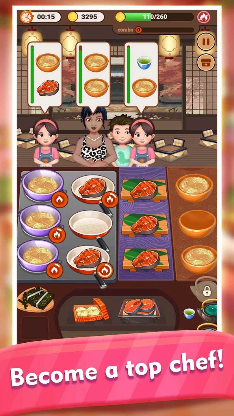 厨师匹配烹饪对决(Chef Matching)游戏界面与玩法总览