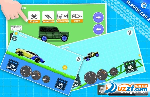 Elastic car 2 (engineer mode)(弹性汽车2游戏) 工程师模式玩法攻略与隐藏技巧配图