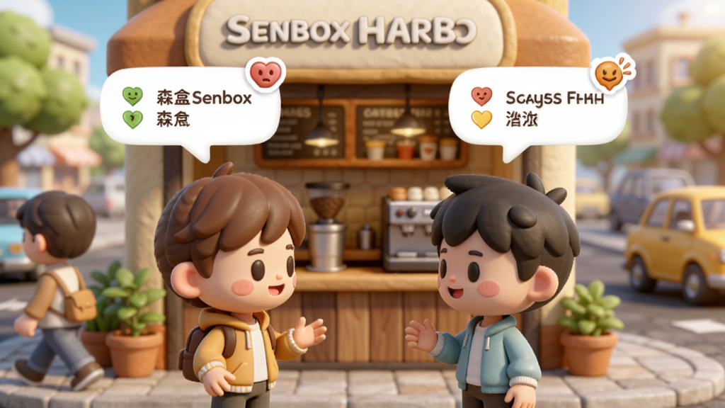 ɭ��Senbox���Է�AI��ɫ����������������������ͨ��ɫ���ڿ��ȵ��ſڽ�̸��ͷ�����ֶԻ�����������ͼ�꣬�����ж�̬�����˺ͳ��������������ů�����Ŀ�ͨ��Ⱦ���ϸ�ھ��£������������ɾ�������Ԫ��