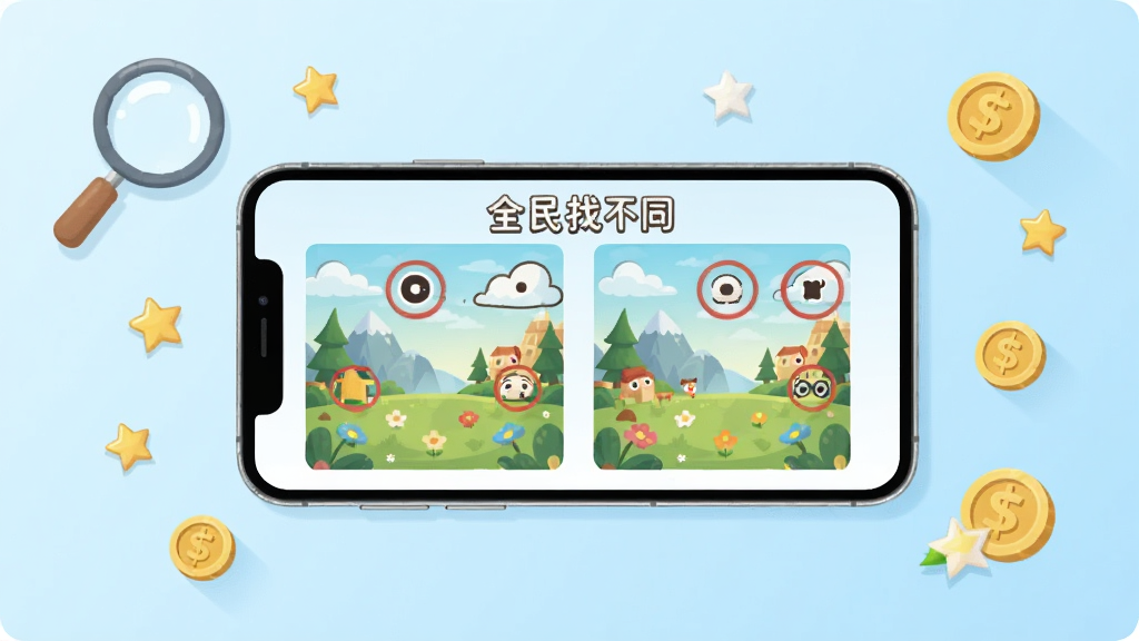 画面中央放置一部智能手机,手机屏幕上显示