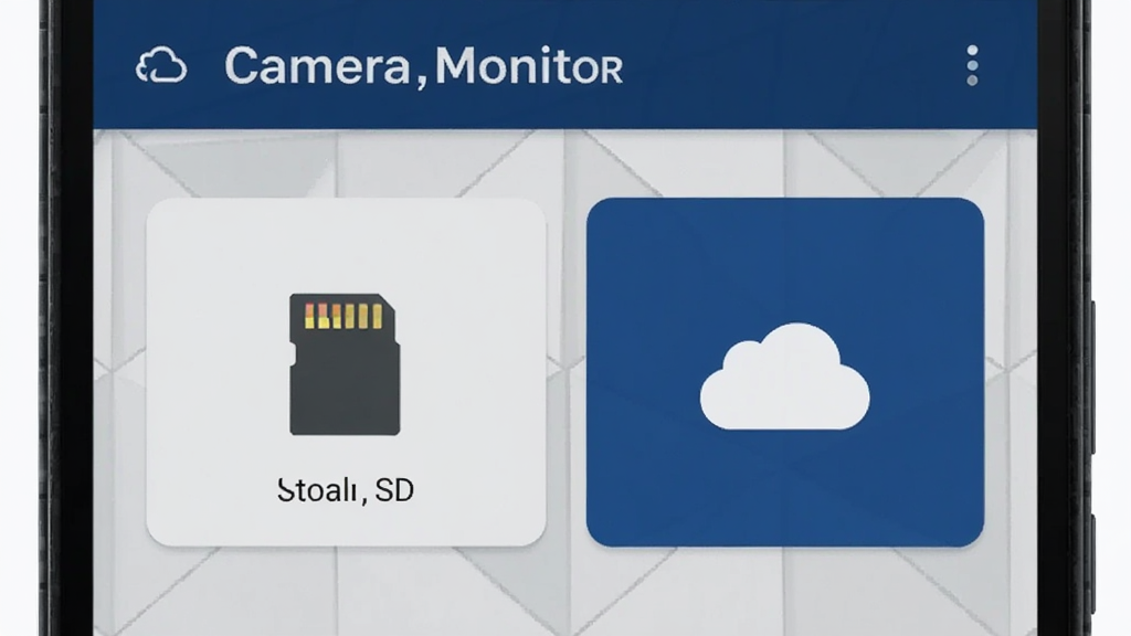 һ����׿�ֻ���ʾ Camera Monitor �Ĵ洢�������棬�����в���չʾ���ش洢���ƶ˴洢����ѡ�Ƭ�����ؿ�Ƭ���� SD ��ͼ�꣬�ƶ˿�Ƭ�����ƶ�ͼ�꣬�����Ǽ��ļ���������������ñ�ƽ����ƣ�ɫ����ǳ��������Ϊ��������ɾ������廭�ʣ��޶�������