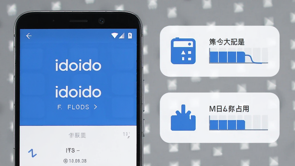 һ��չʾidoido�������е�����ʾ��ͼ��������һ����׿�ֻ���Ļ��ʾidoido���������Ľ��棬�Ա��д洢�ռ���ڴ�ռ�õļ�Լͼ��ʾ�⣬������Ƽ������У���ɫ����Ϊ����ϸ�����������ʸɾ����޶���Ԫ��