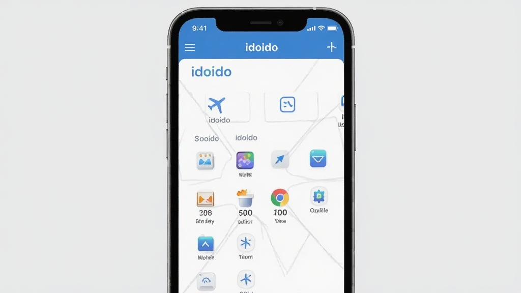 һ��չʾidoido����ʹ�ó�����ʾ��ͼ��������һ���ֻ����ڷ���ģʽ����Ļ��idoido����������ʾ���ܽ��棬����Ϊǳ��ɫ������Լʵ�ã�ϸ�����������ʸɾ����޶���Ԫ��