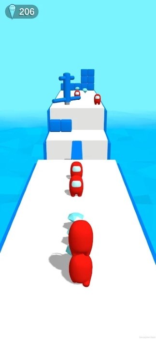 笨拙的奔跑(Clumsy Run) 游戏画面与角色奔跑场景
