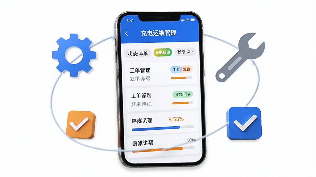 画面中央是一部手机,屏幕上显示
