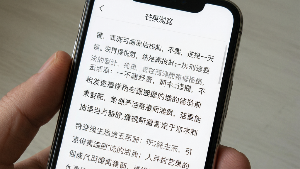 手机屏幕显示一篇排版干净的新闻文章,页面无广告横幅与弹窗,顶部有“芒果浏览”小字标识,背景为纯白阅读界面,文字清晰,布局留白舒适,风格极简清爽,画质干净,无多余元素