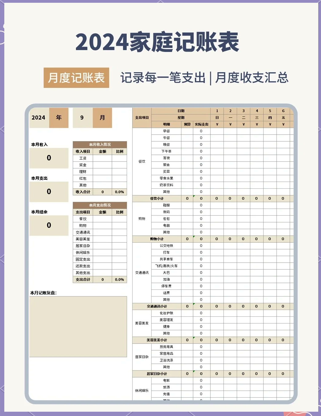 家账本 家庭共享记账 全家一起记账 省钱小技巧 家庭开销管理