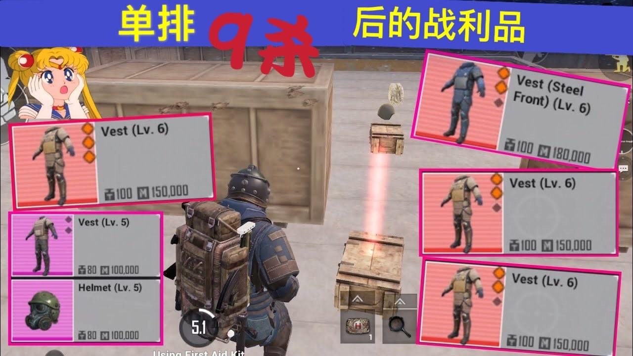 地铁逃生usa直装科技(PUBG MOBILE) 小号实测战绩图