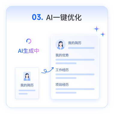 AI简历专家工作经历量化优化示例图