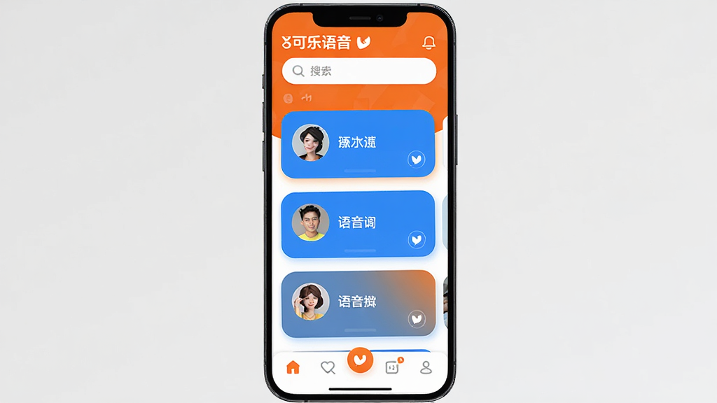 手机屏幕中央显示一款名为