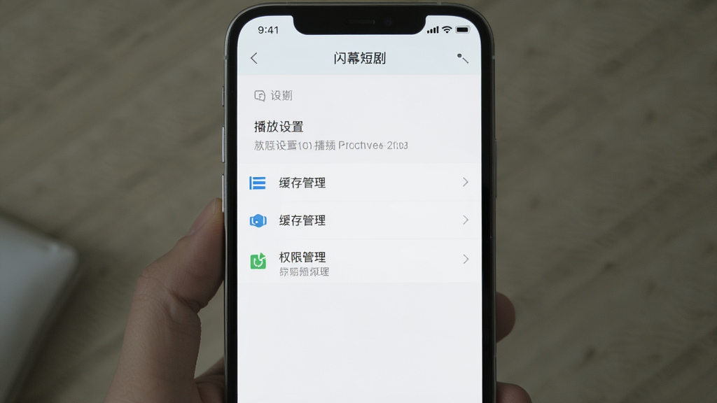 ��Ļ�̾�APP���ý����ͼ���ֻ���Ļ��չʾ�������á����������Ȩ�޹�����ѡ���б����������࣬�������������ʸɾ����޶���Ԫ��