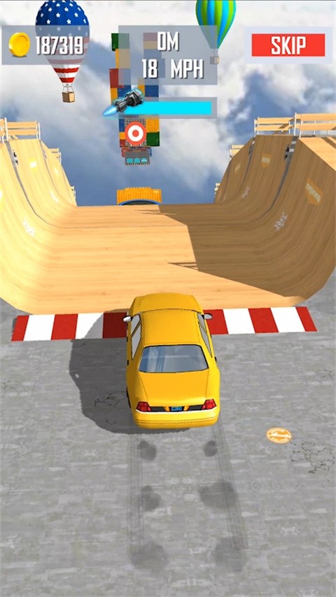 大型坡道汽车Mega Ramp Car 超大坡道飞车挑战场景图
