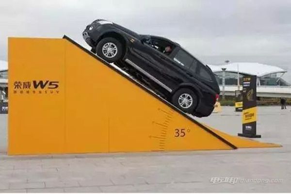 大型坡道汽车Mega Ramp Car 不同车型冲坡对比图