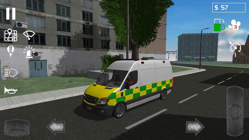 Ambulance Simulator Car Driver安装器 安卓版 游戏画面