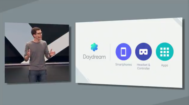谷歌IO大会应用Google I/O 2016 Daydream VR平台演示图