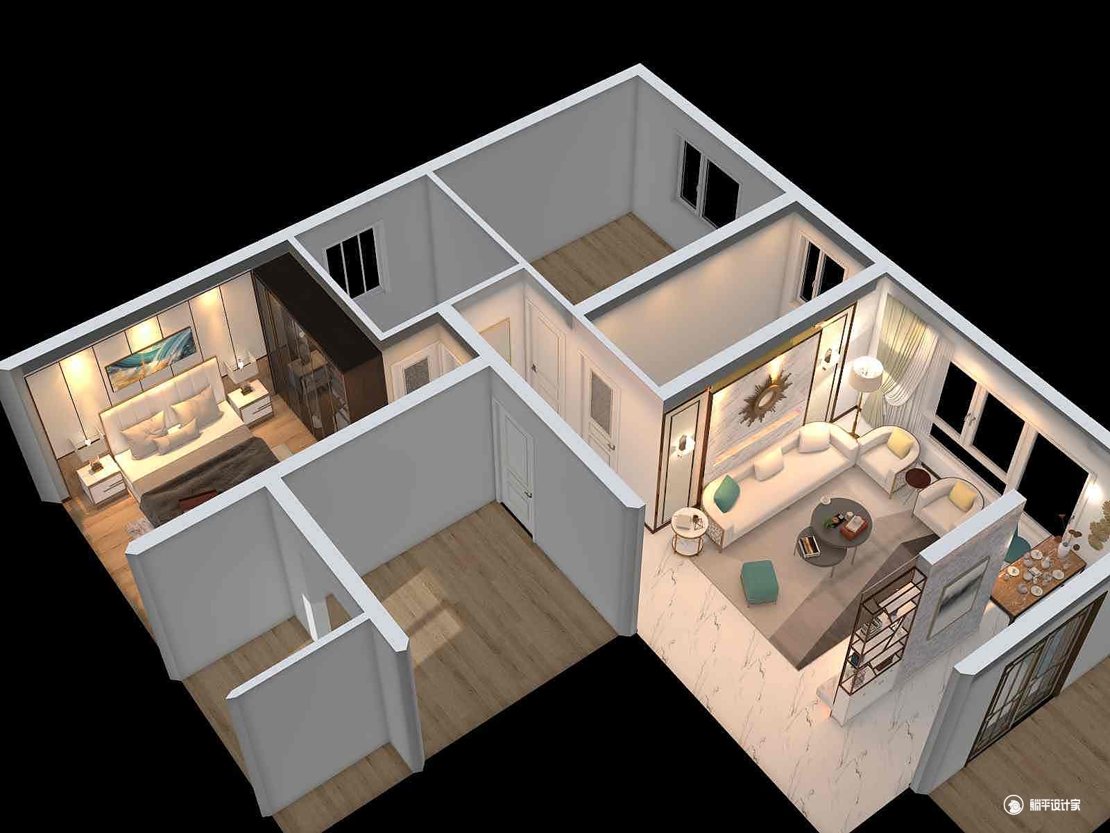 3D家居设计系统一键生成全屋效果图 新手装修必备工具实测