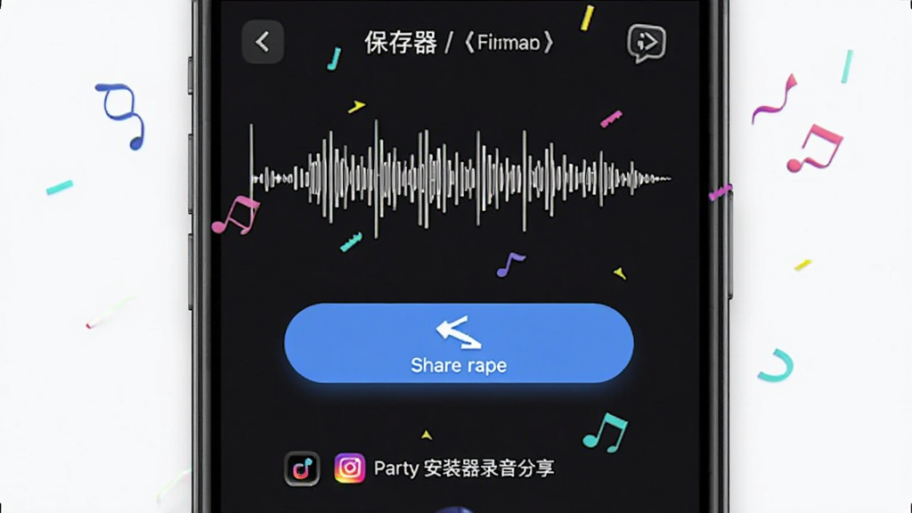 Party Mimic��װ��¼���������棬����Ϊ�ֻ���Ļ��ʾ¼�������������ť���������½ṹ�������ö��У�ϸ�ڰ����罻����ͼ���뱣��·����ʾ�����ʸɾ����޶���Ԫ��