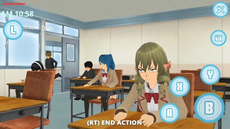 SchoolLifeSimulator(校园生活模拟器) 高中教室上课场景游戏截图