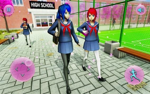 SchoolLifeSimulator(校园生活模拟器) 食堂打饭和宿舍生活场景
