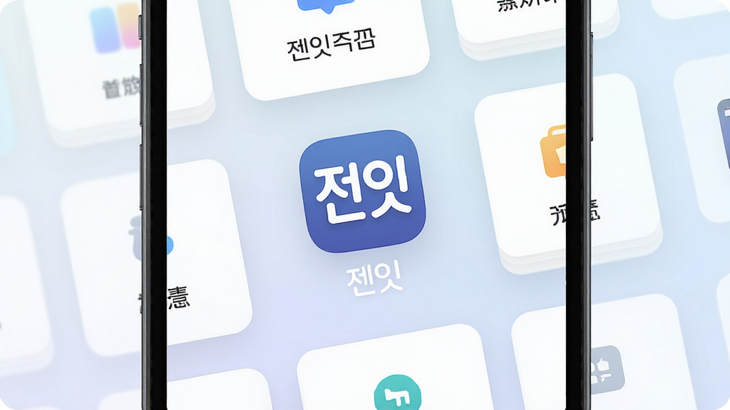 一张展示软件主界面的手机屏幕截图,画面中央是应用图标和名称,周围环绕简洁的功能模块卡片,背景为浅色渐变,风格清爽现代,画质清晰,干净无多余元素