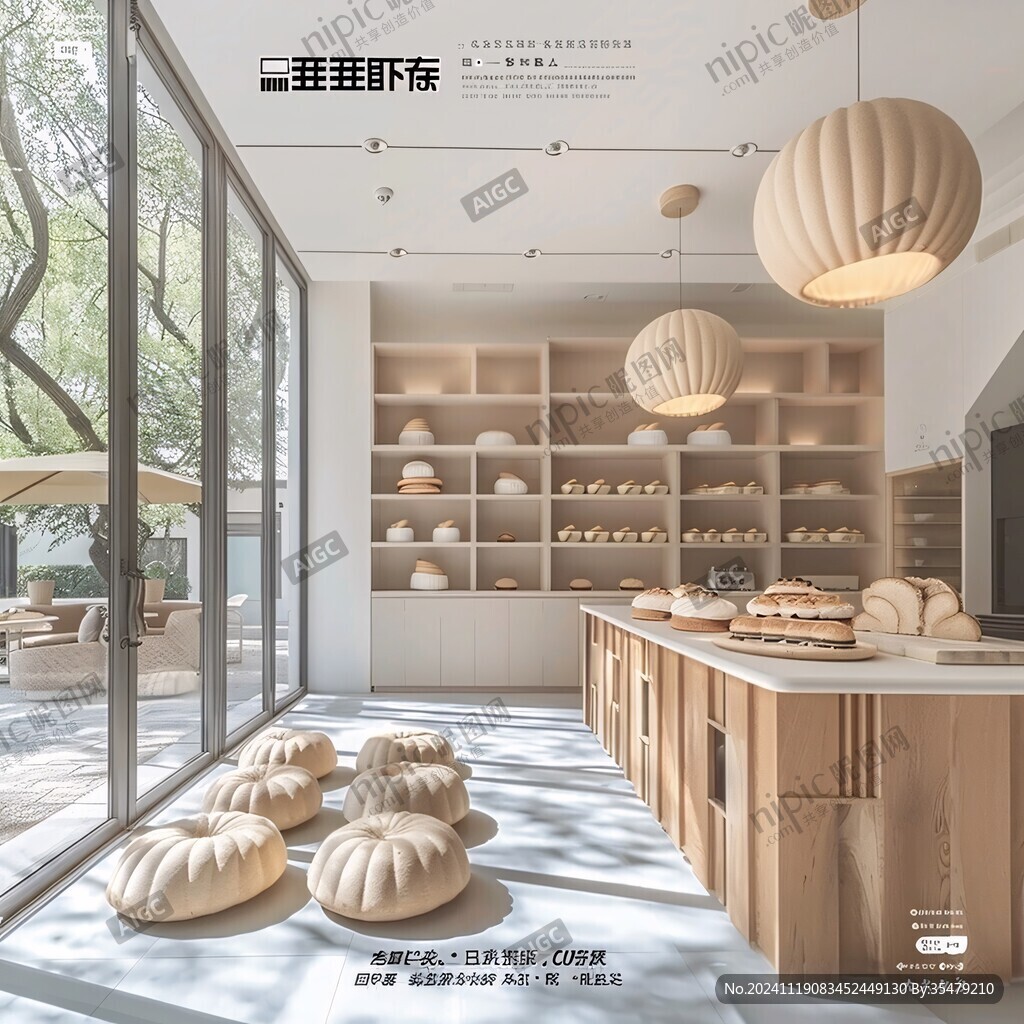 麦穗家手工烘焙坊新鲜现做面包甜点门店实拍