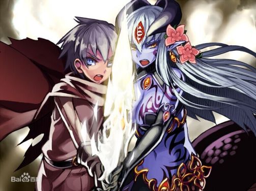 勇者大战魔物娘汉化版 战斗中选择投降触发CG的场景