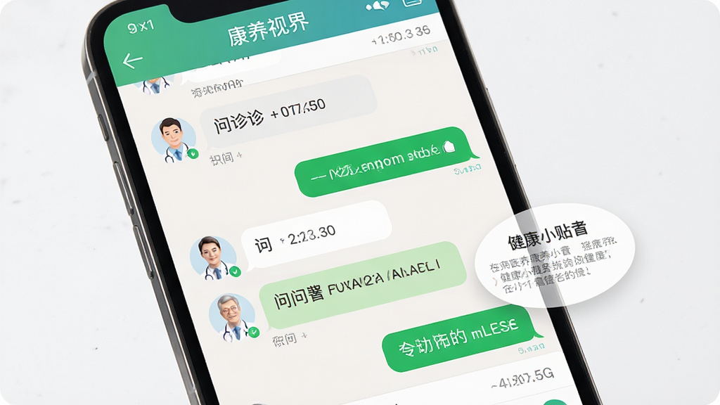 手机屏幕中展示