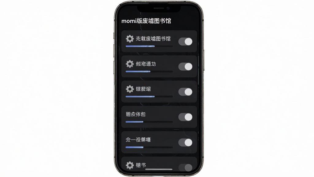 手机屏幕显示模组管理界面,主体为