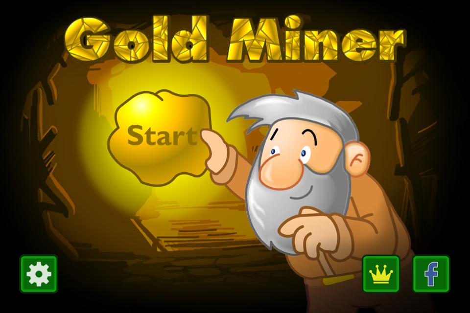 黄金矿工经典(Gold Miner Classic)手机端在线玩界面 触屏操作演示