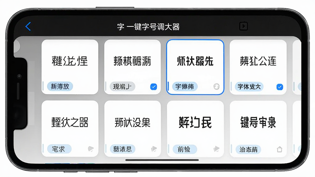 一部手机展示