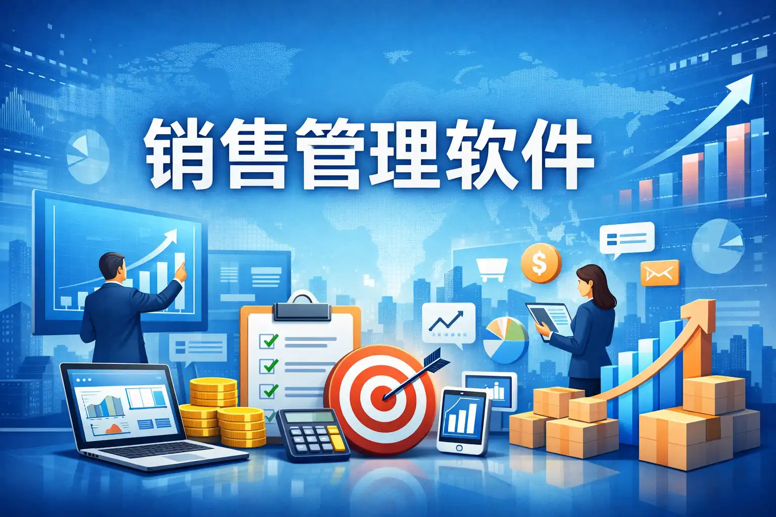 CMS销售助手app 销售管理软件 业绩提升工具 界面截图